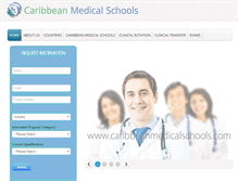 Tablet Screenshot of caribbeanmedicalschools.com